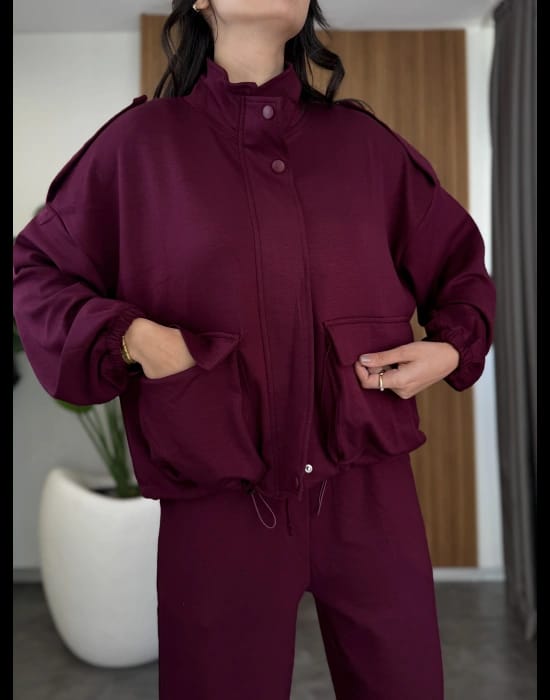 Classic zipper Co-Ord Set FT405