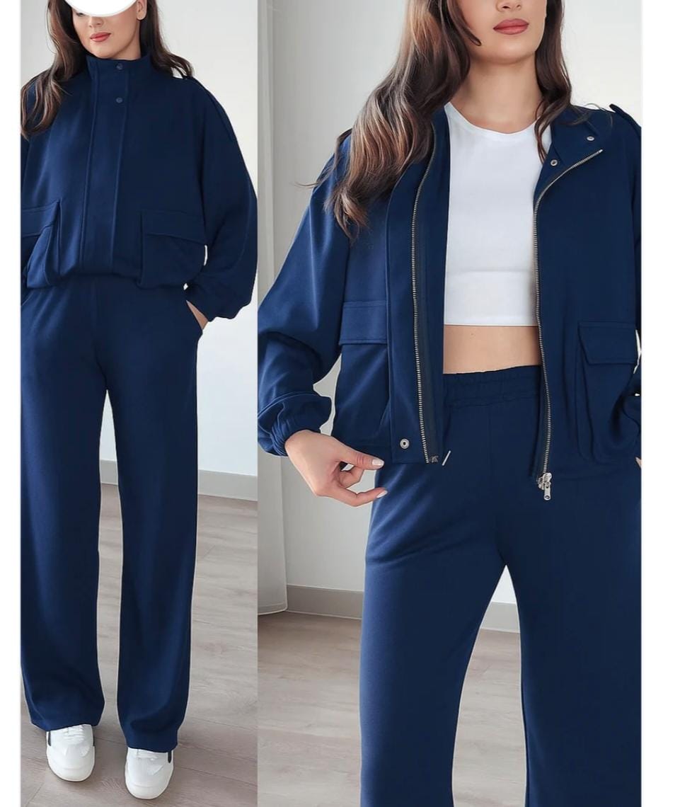 Classic zipper Co-Ord Set FT405