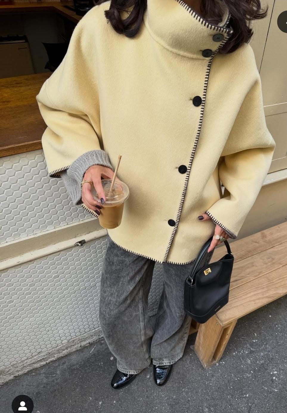 Woolen Ponchu Style Coat/Jacket FT409