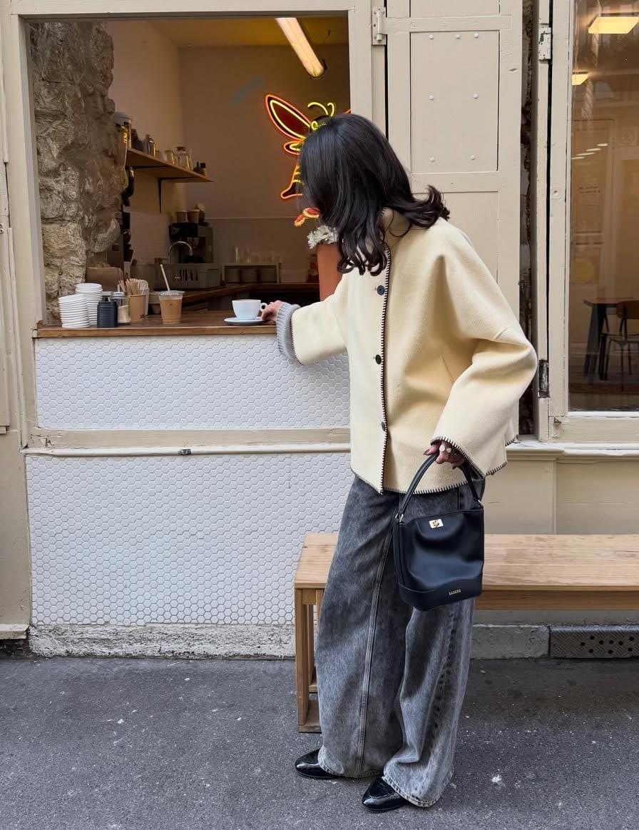 Woolen Ponchu Style Coat/Jacket FT409