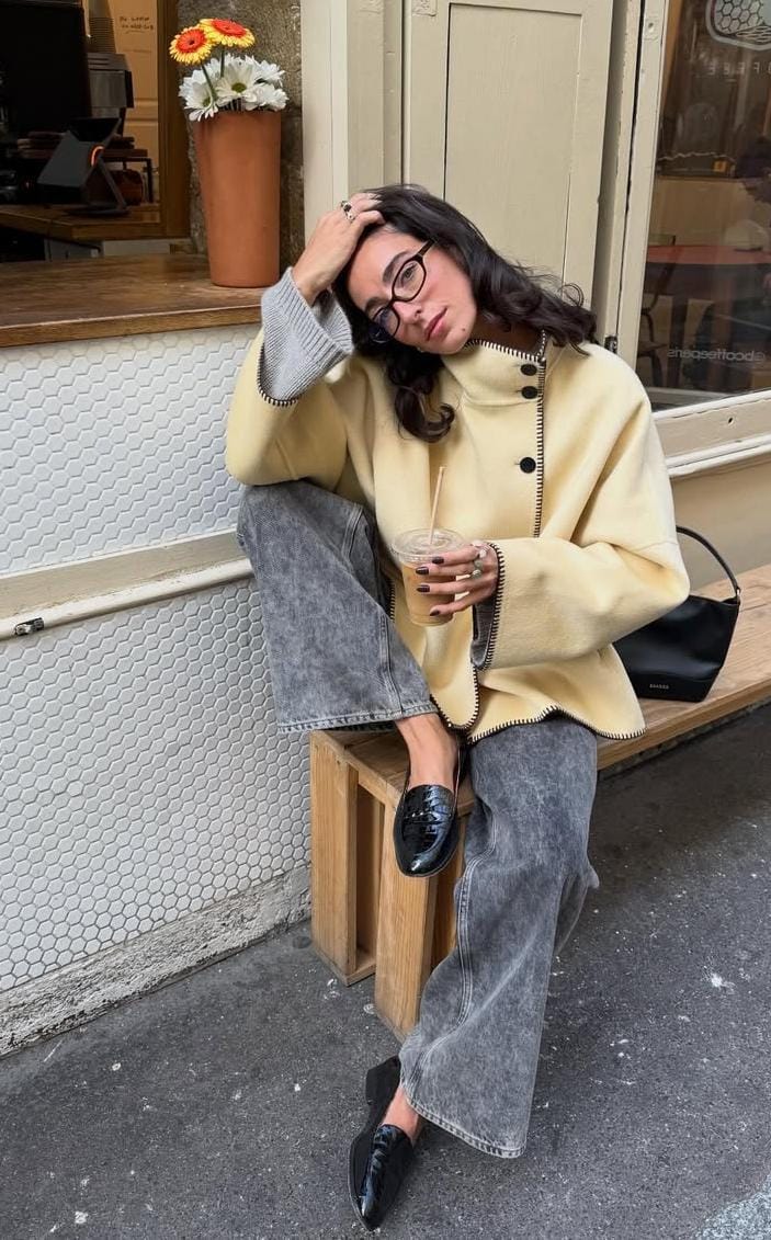 Woolen Ponchu Style Coat/Jacket FT409