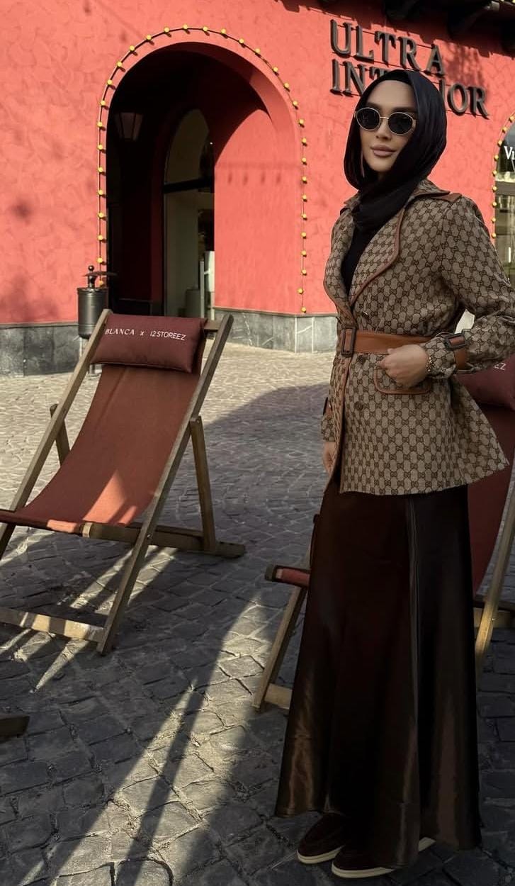 Luxe Premium Blazer With Belt FT441