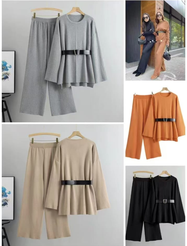 Belted Coord Set FT452