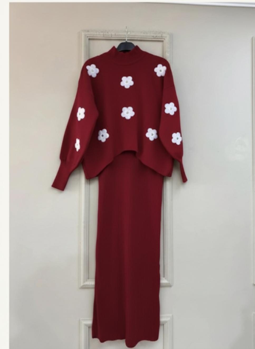 Daisy Knitted Two pcs Dress FT456