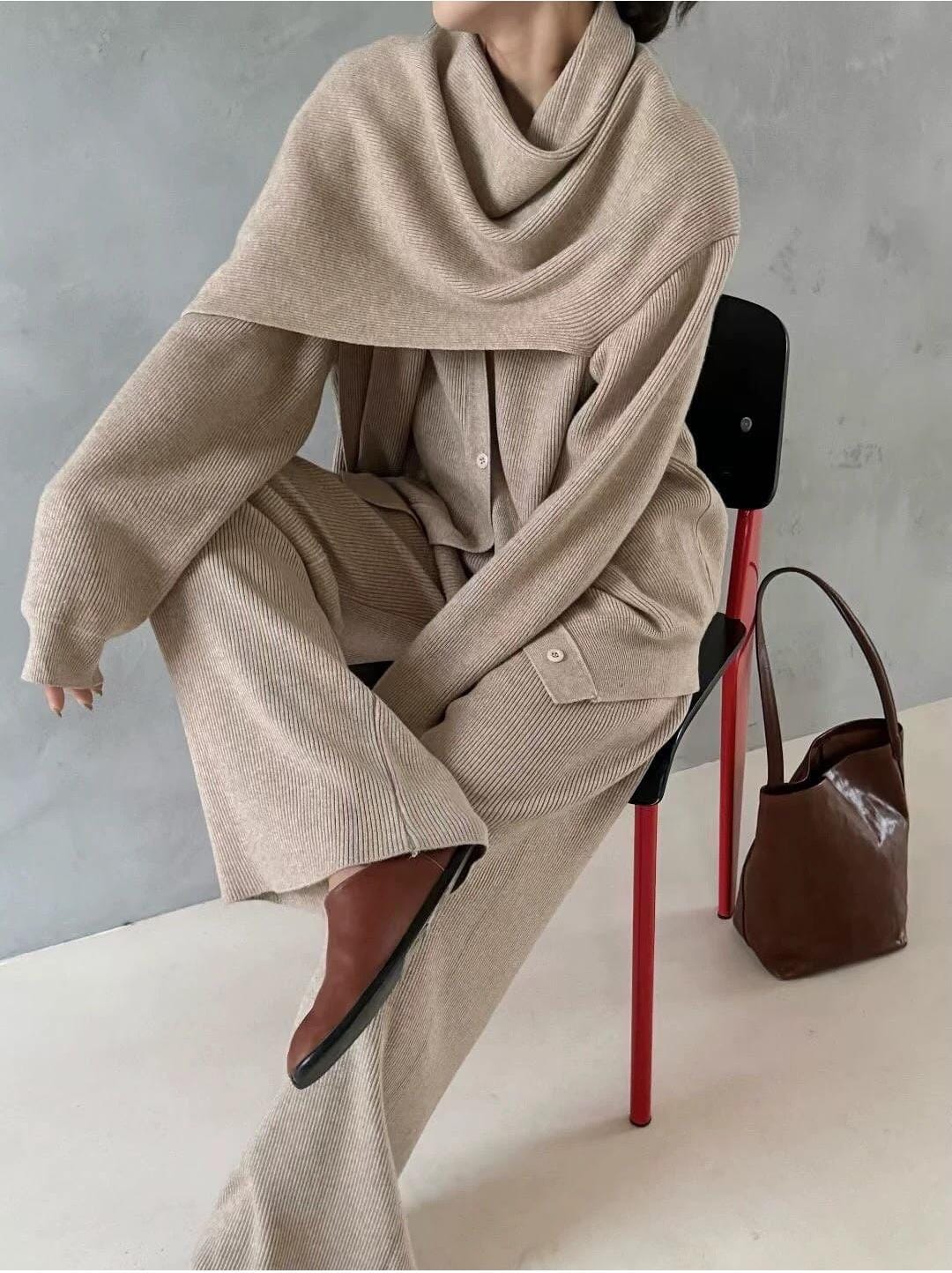 Elegant Woolen Cardigan FT477