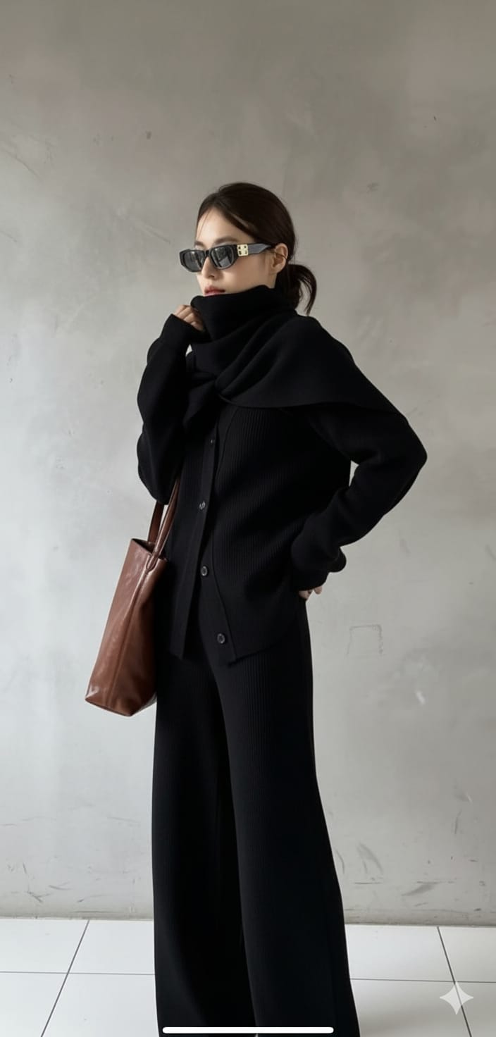 Elegant Woolen Cardigan FT477