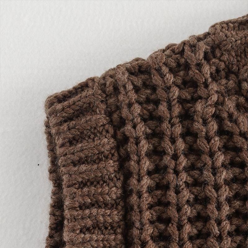 Chunky Knit Sweater Vest FT482