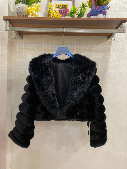 Short Faux Fur Coat FT490