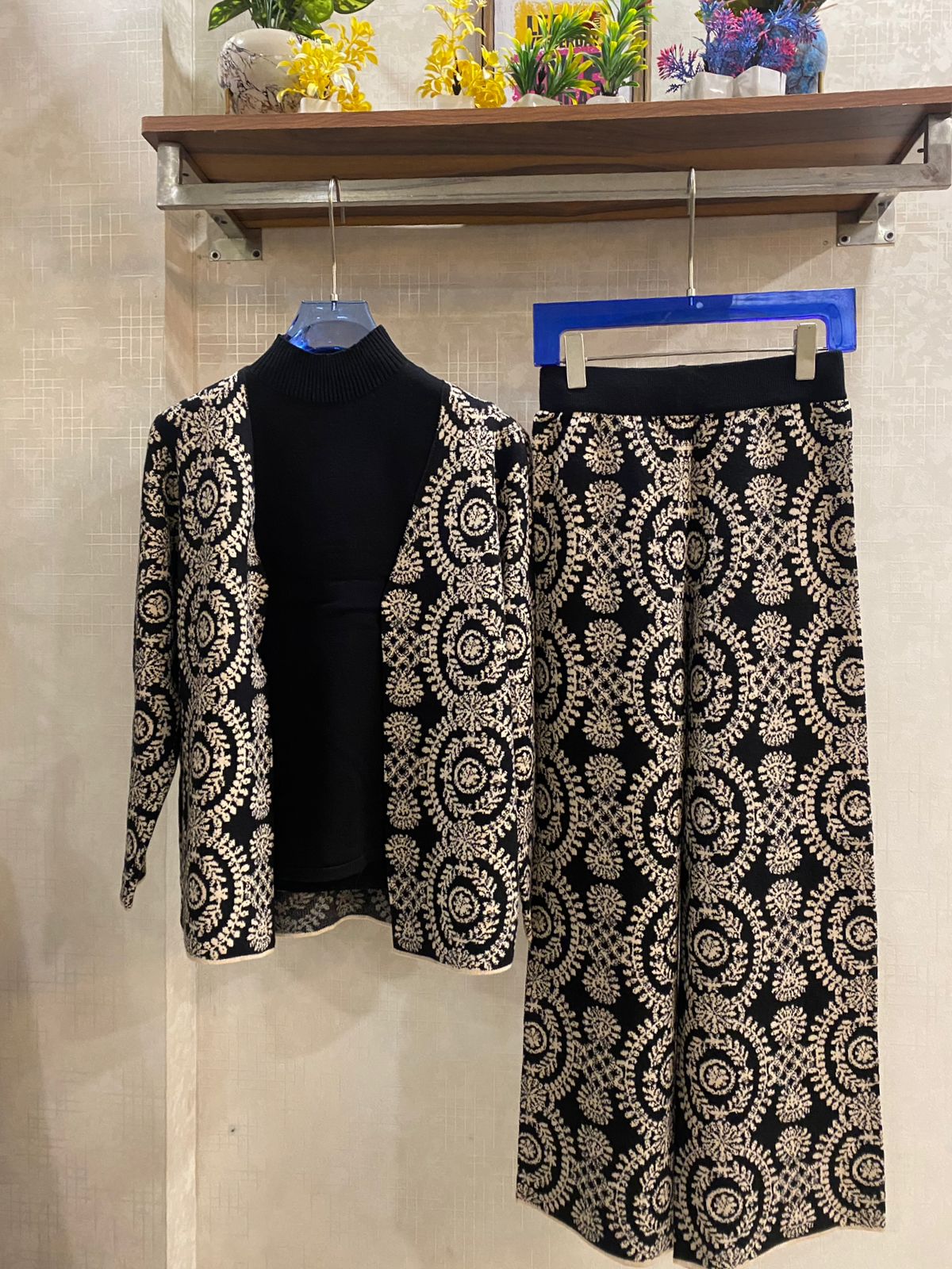 Athens Woolen 3 pcs Coord Set FT493