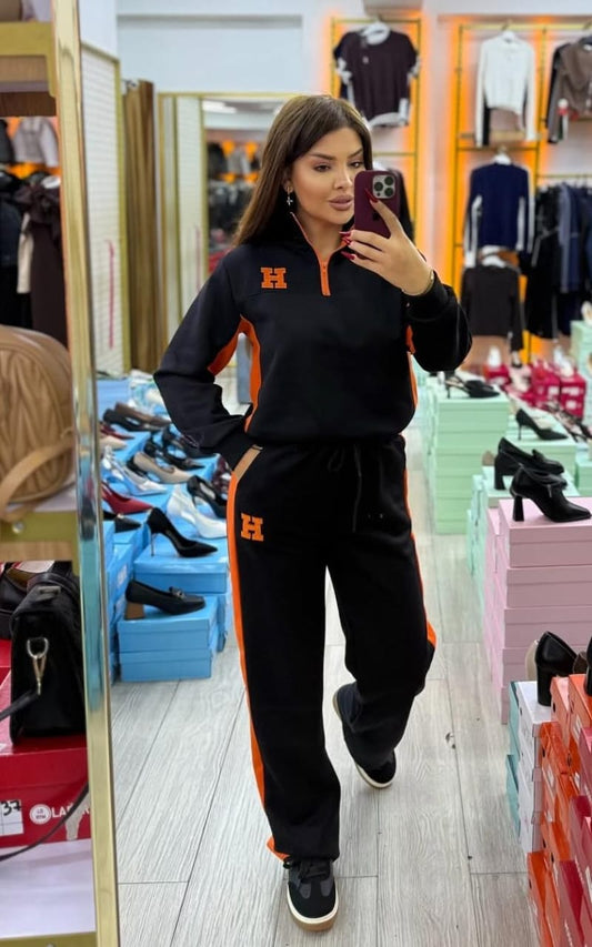 Contrast Stripe Tracksuit FT504