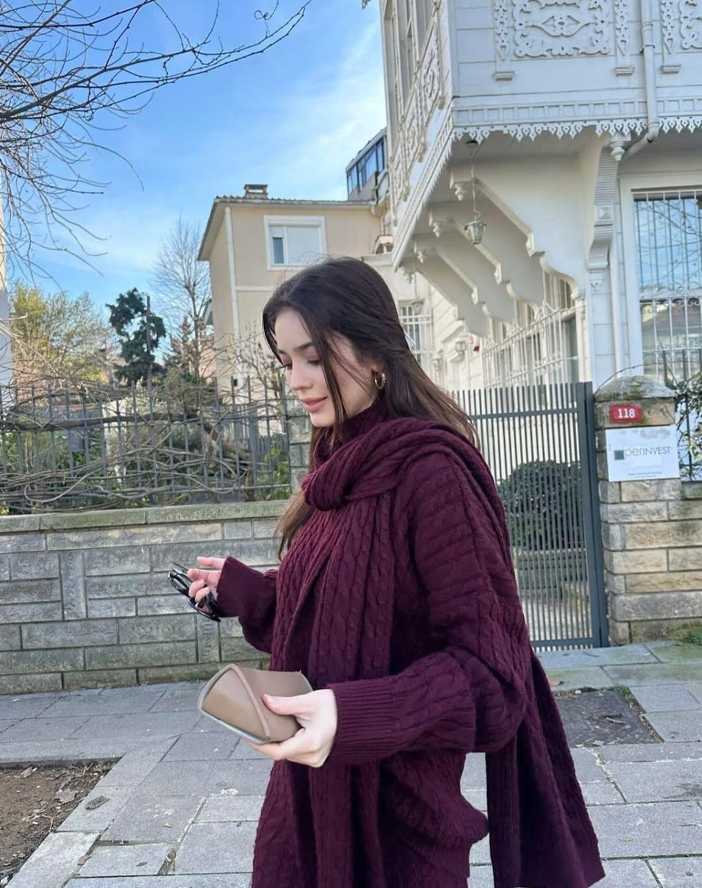 Braided Luxury with Scarf Coord Set FT509