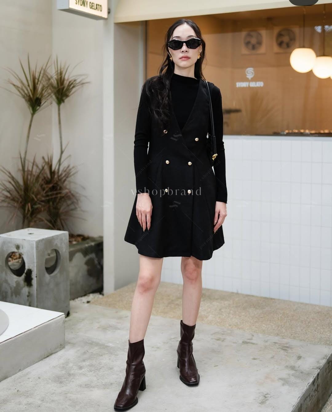 Luxe Structured 2 pcs Blazer Dress FT522