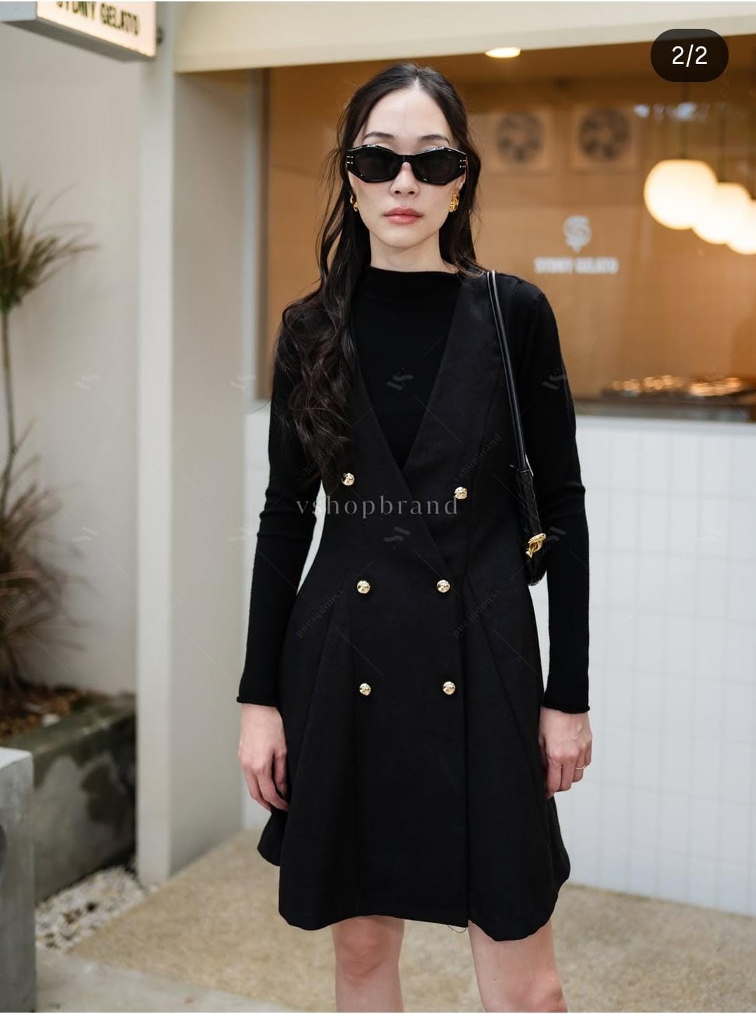 Luxe Structured 2 pcs Blazer Dress FT522