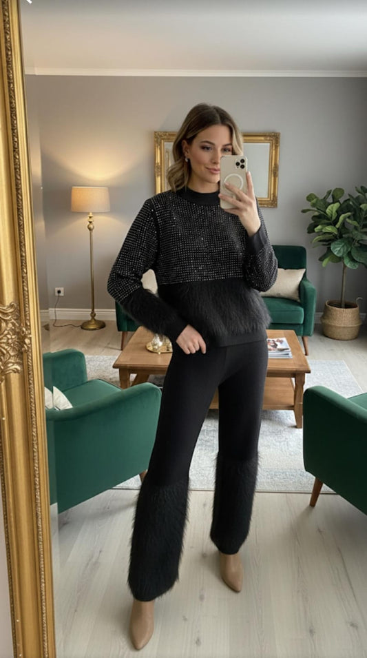 Featherlight Woolen Co-ord Set FT531