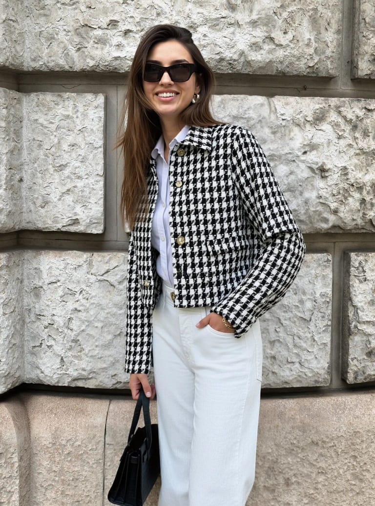 Audrey Houndstooth Jacket FT538