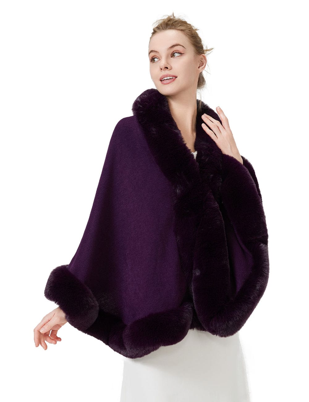Beautiful Warm Fur Cape FT543