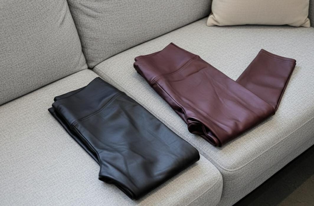 Shiny leather Inside Fleece FT544