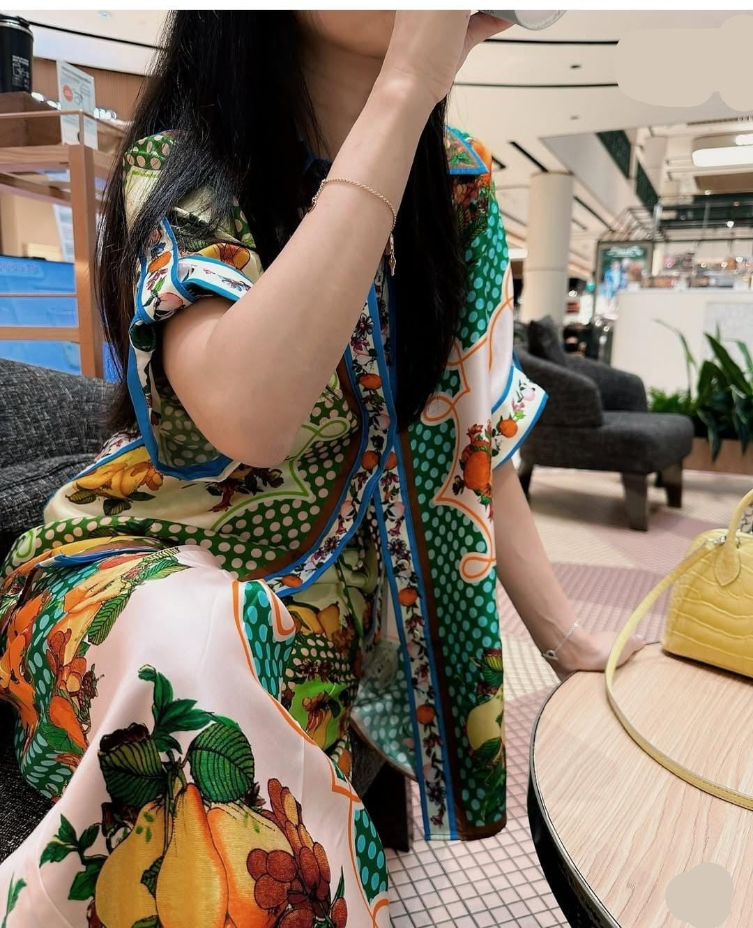 Holiday Printed oversize Printed Coord Set FT547