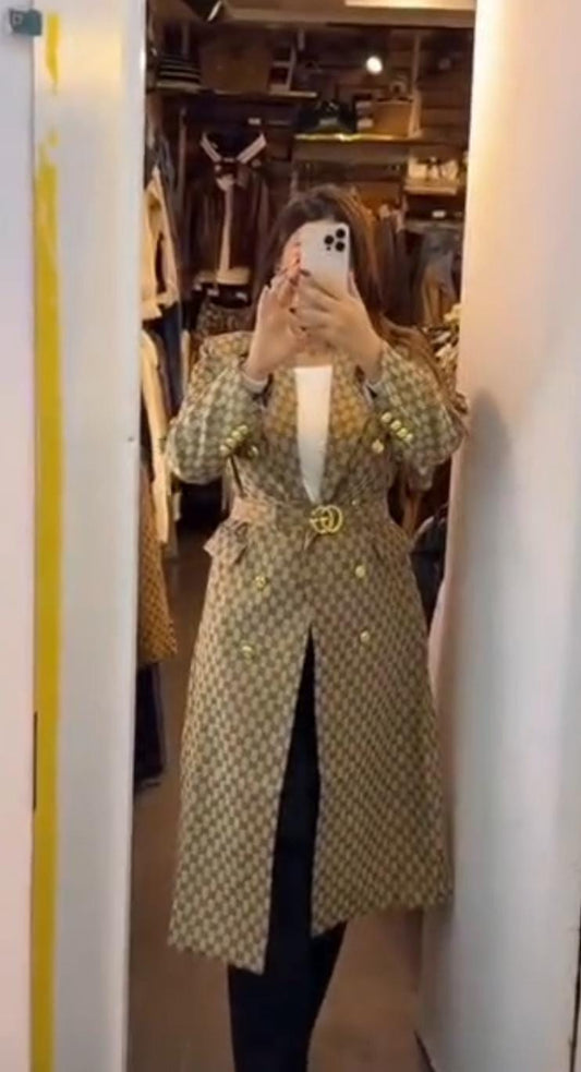 Branded Luxe Long Blazer Set FT554