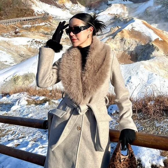 Long Fur Warm Coats FT555