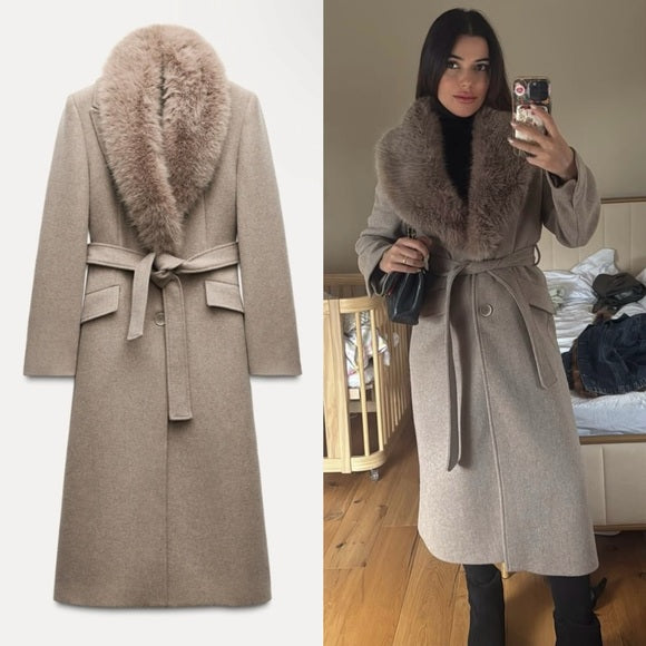 Long Fur Warm Coats FT555
