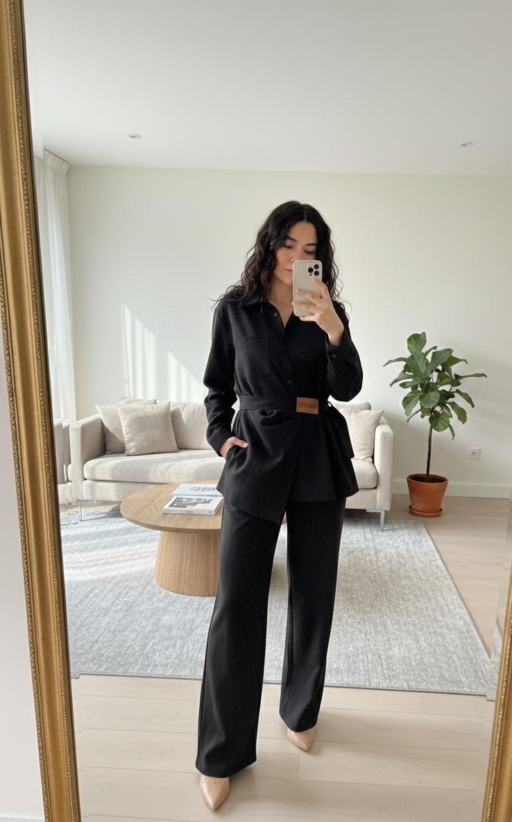 Draped Coord Set FT558