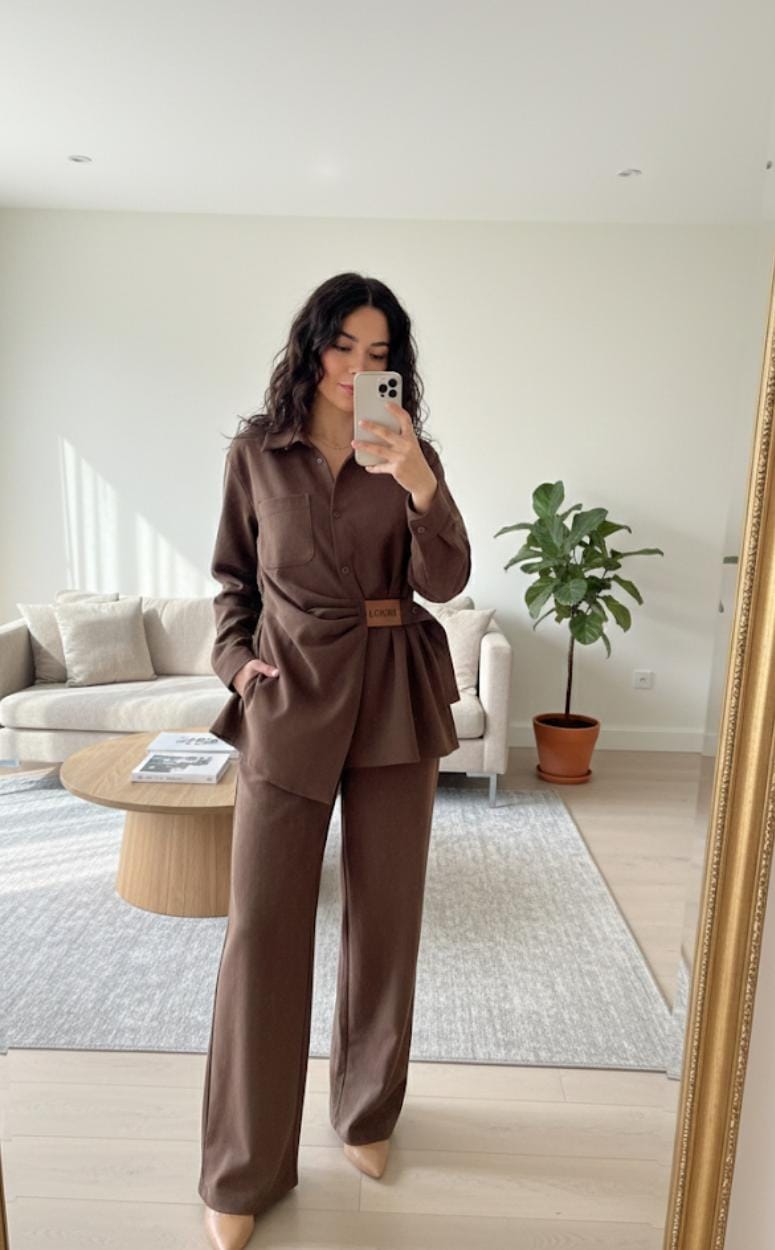 Draped Coord Set FT558