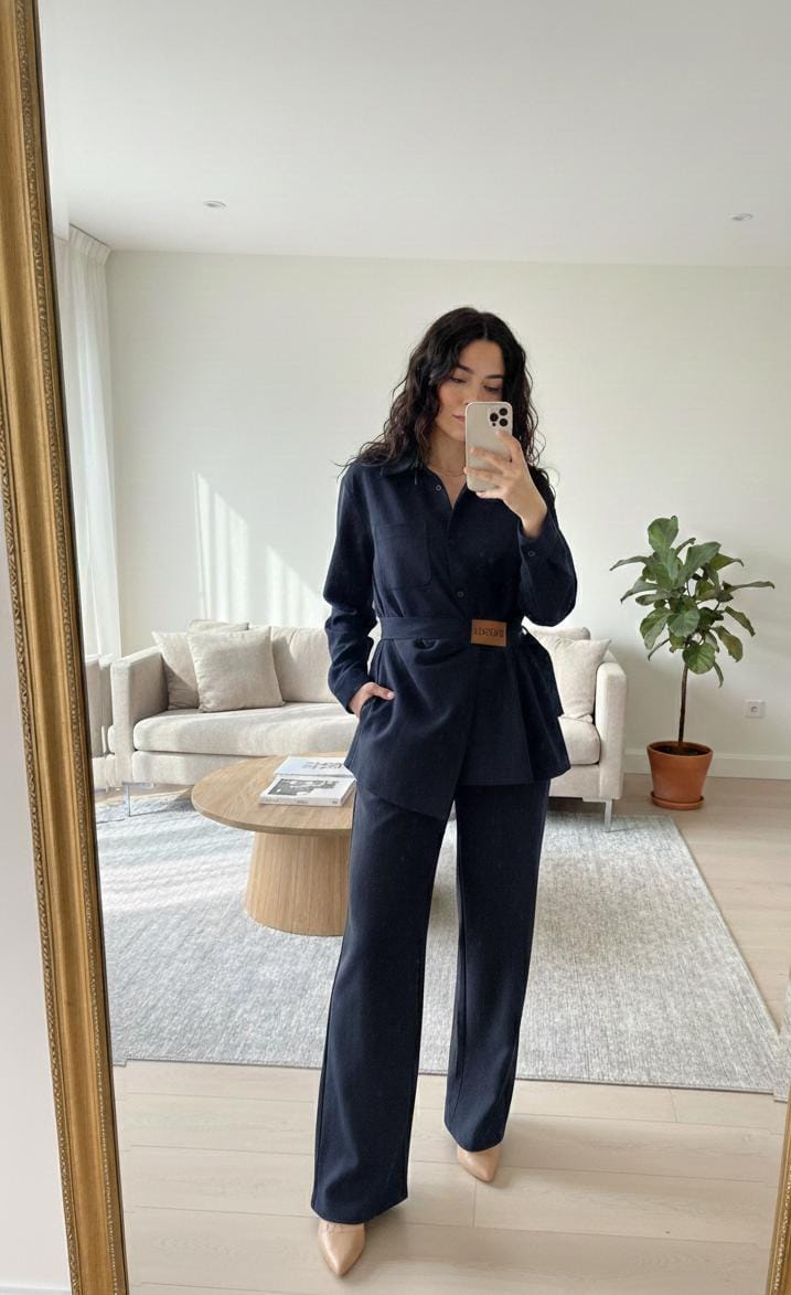 Draped Coord Set FT558