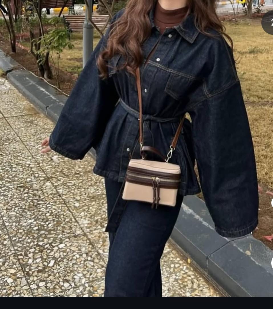 Denim Luxe Coord Set FT559