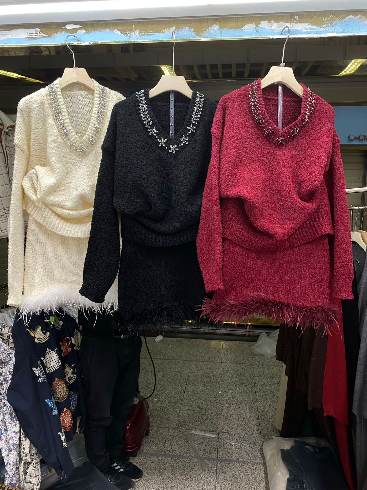 Glitter & Glam Pullover and Skirt Set FT565