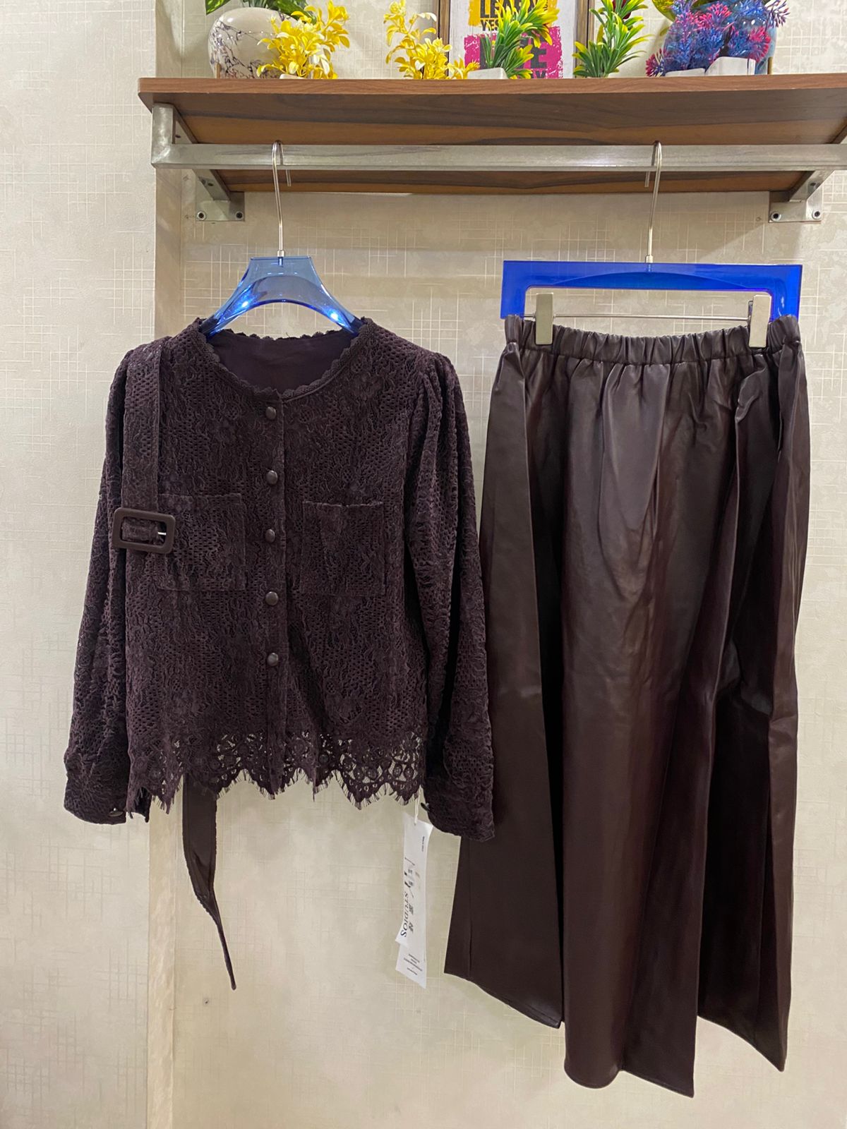 Leather Premium Elasticated Skirt FT580