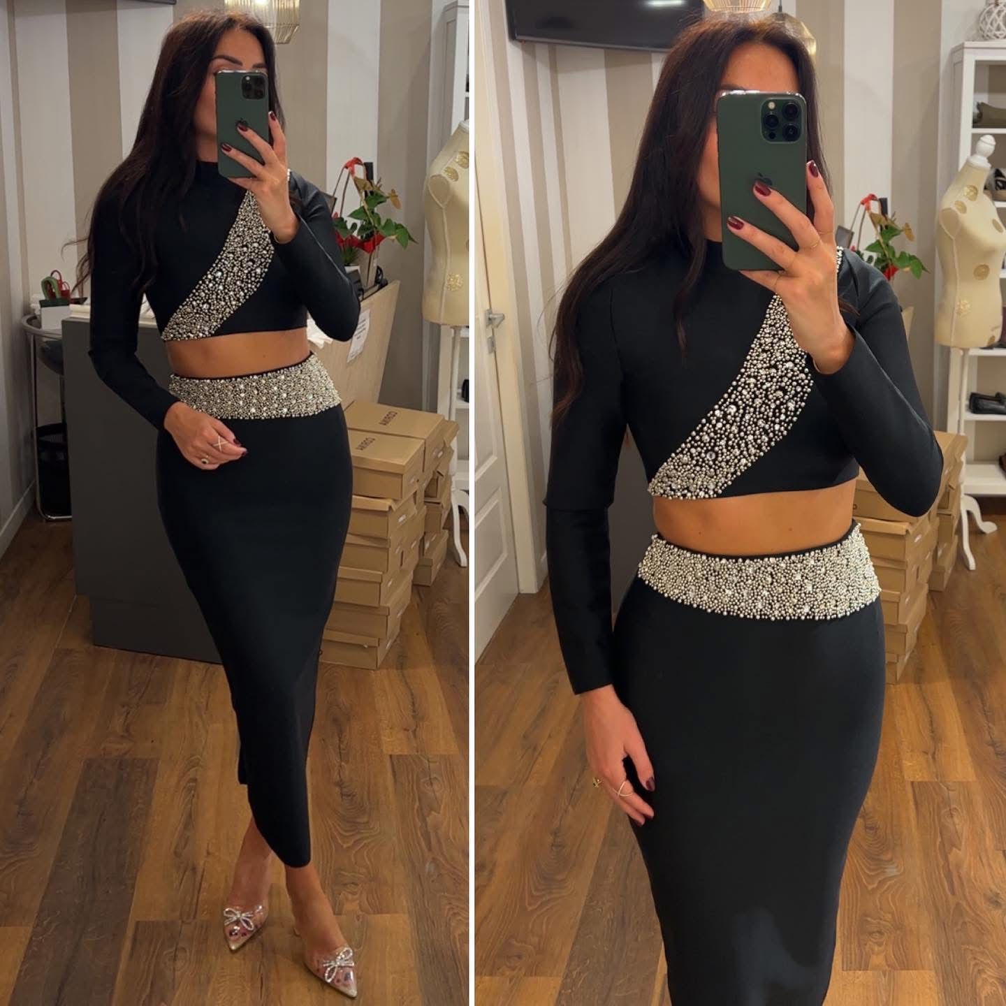 Glam And Embellished Two pcs Set FT588