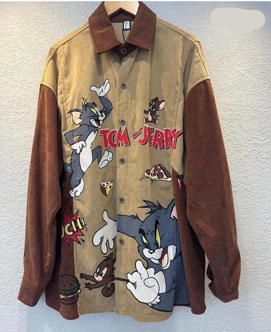 Tom n Jerry Corduroy Shirt FT593