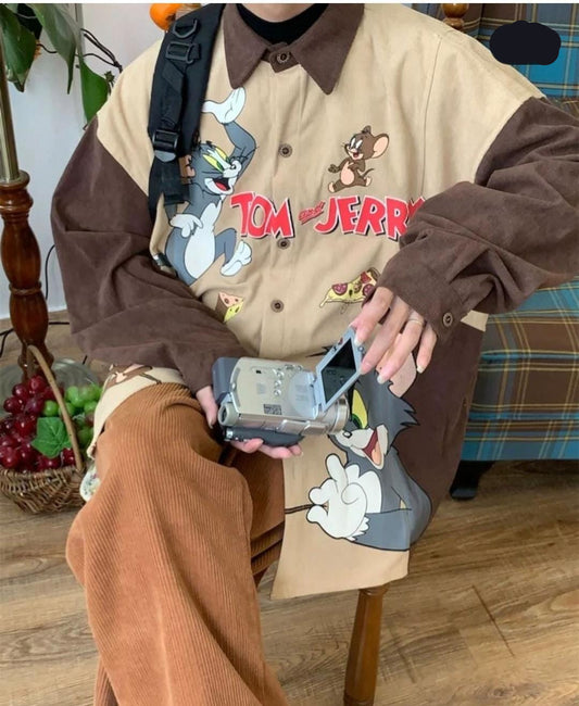 Tom n Jerry Corduroy Shirt FT593