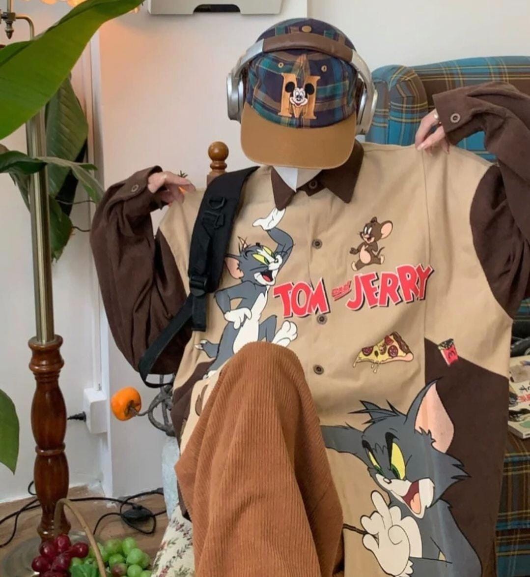 Tom n Jerry Corduroy Shirt FT593