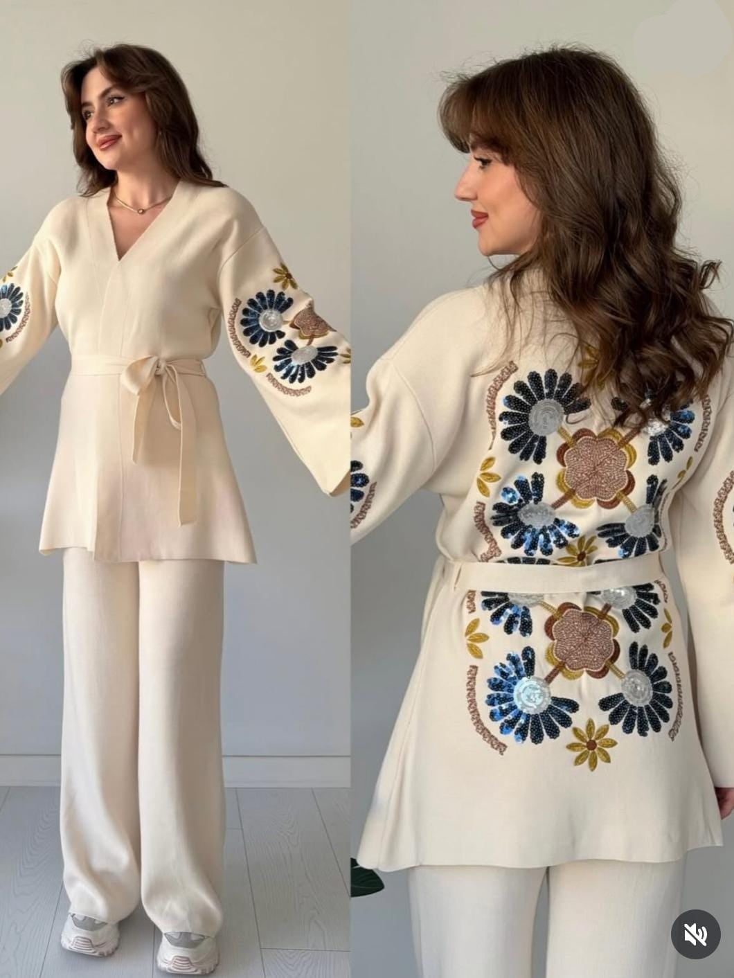 Embroidered Sequence Coord FT600