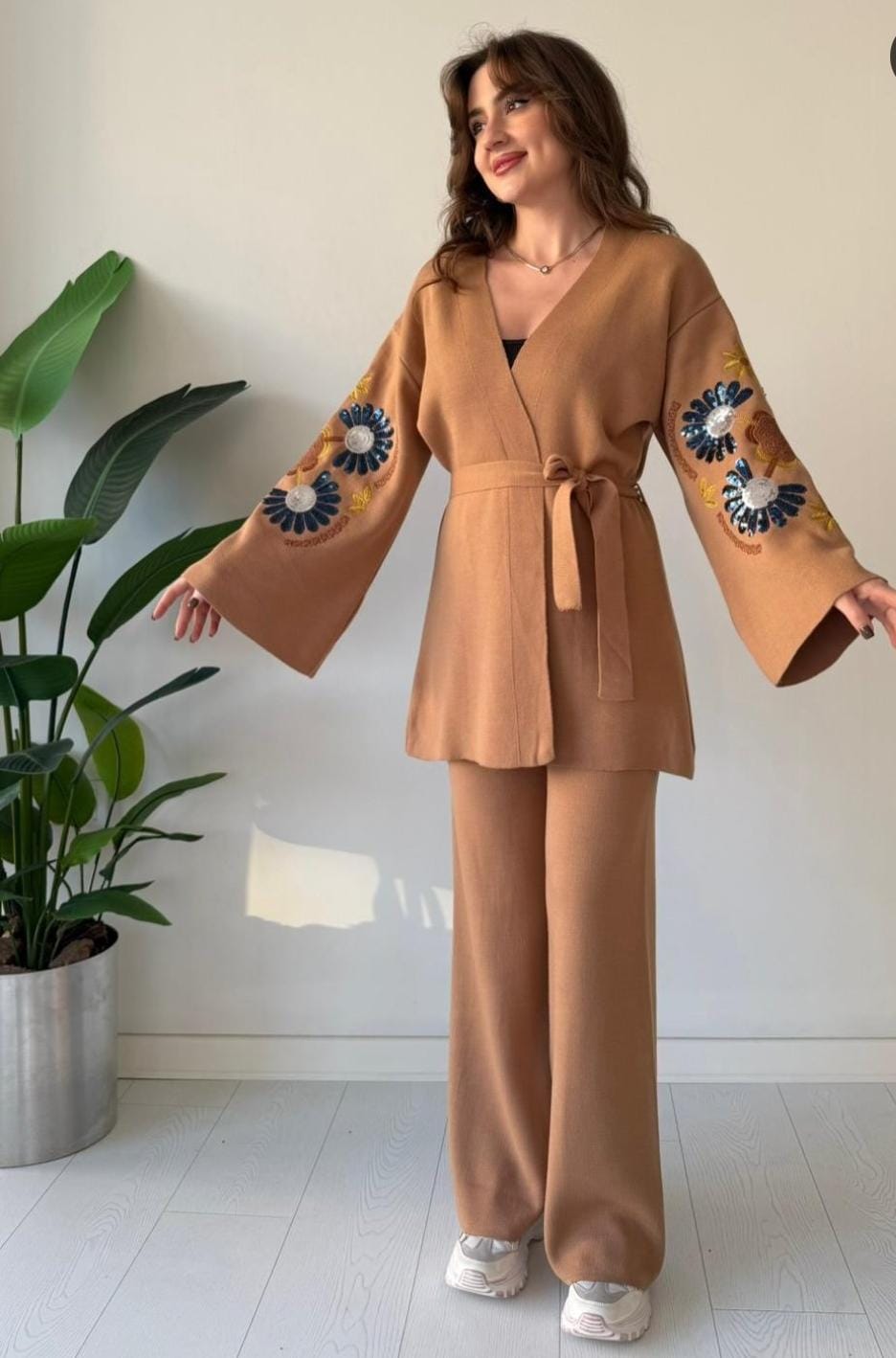 Embroidered Sequence Coord FT600