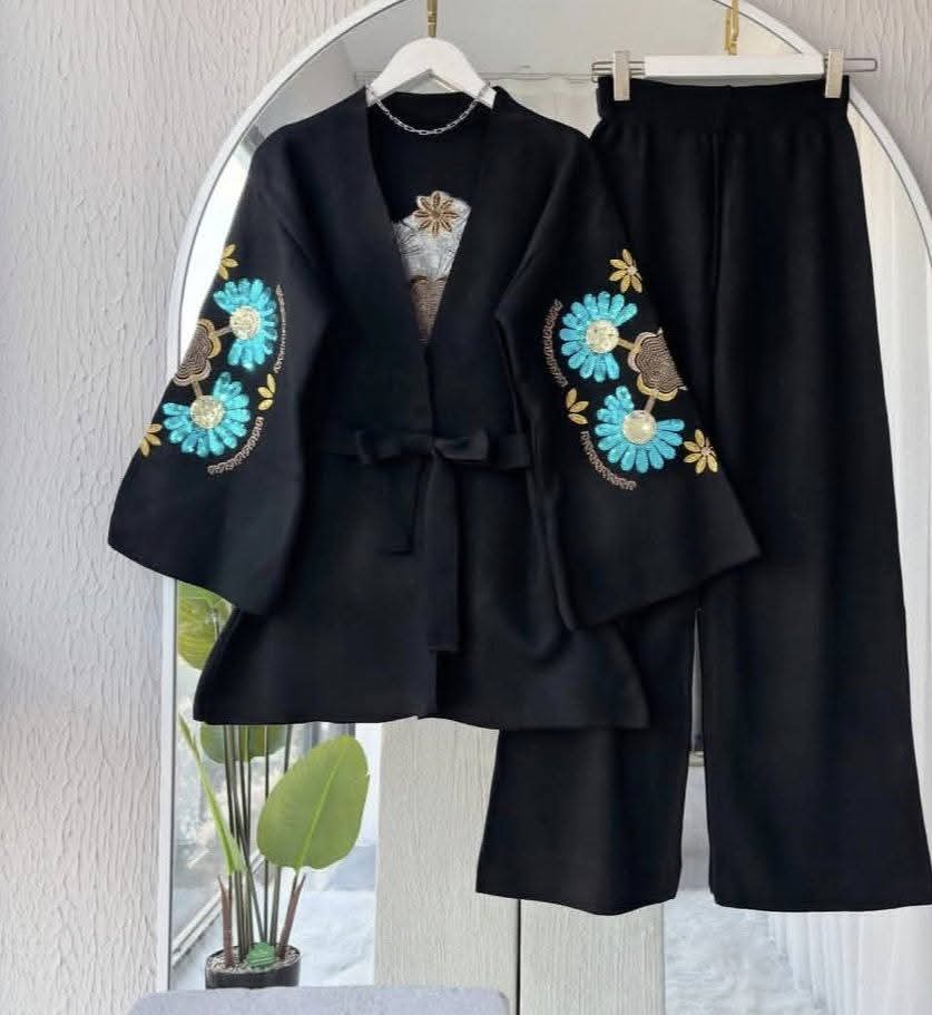 Embroidered Sequence Coord FT600