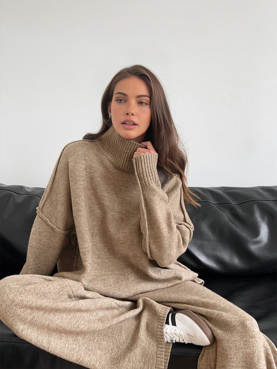 Azira Turtle Neck Woolen Set FT605