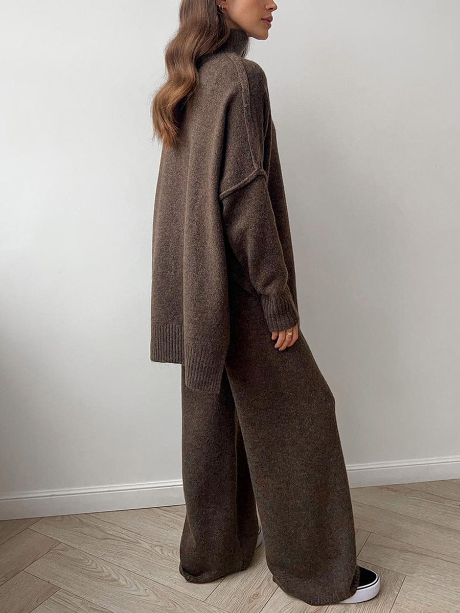 Azira Turtle Neck Woolen Set FT605