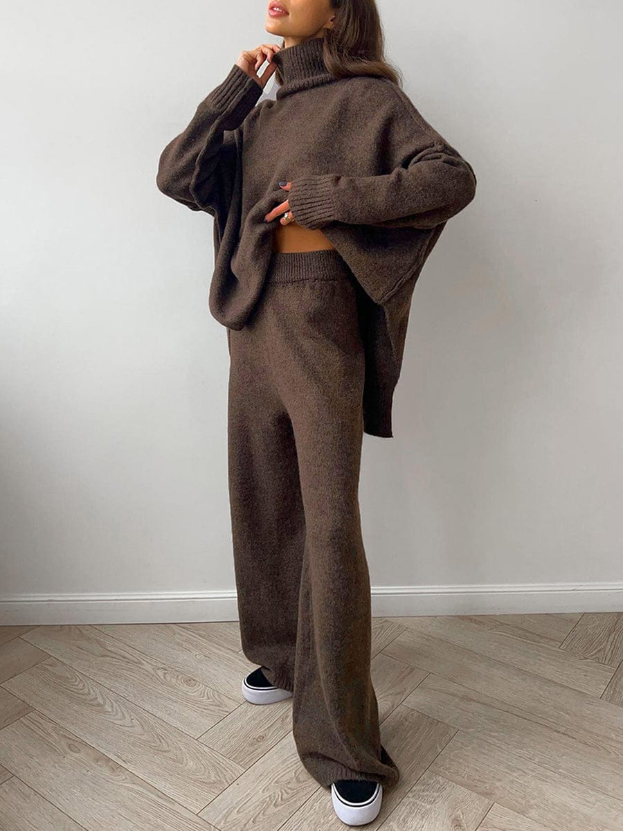 Azira Turtle Neck Woolen Set FT605