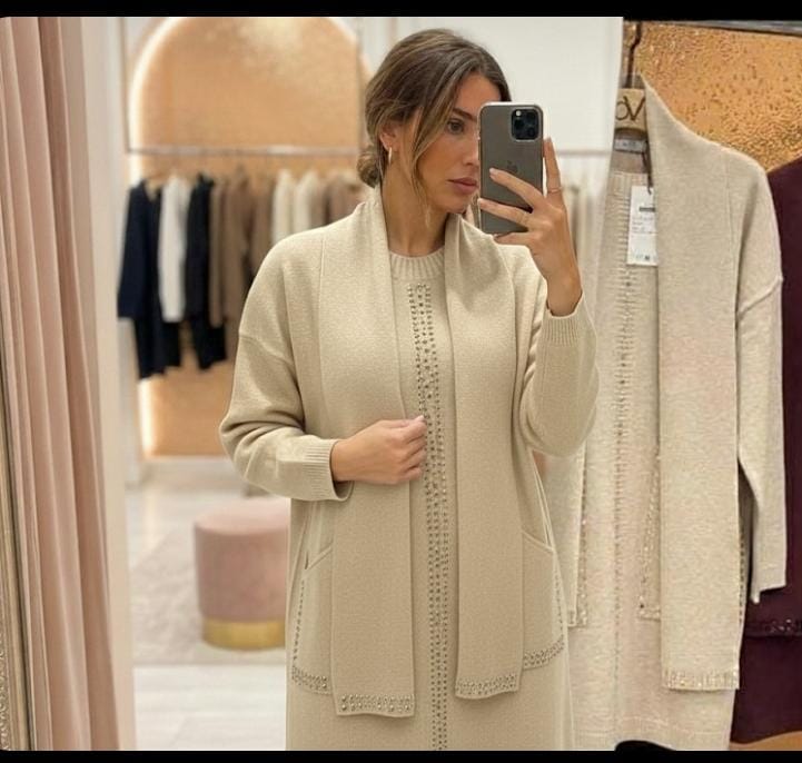 Embellished Luxe Warm Dress FT608