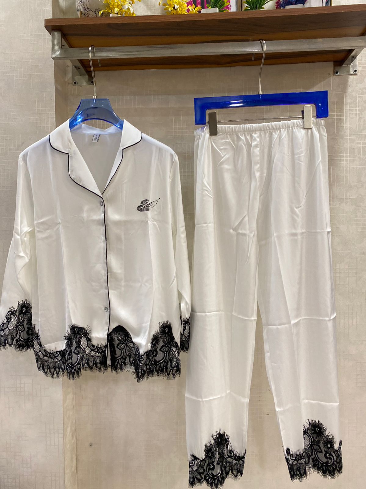 Elegant Satin Lounger Wear FT615