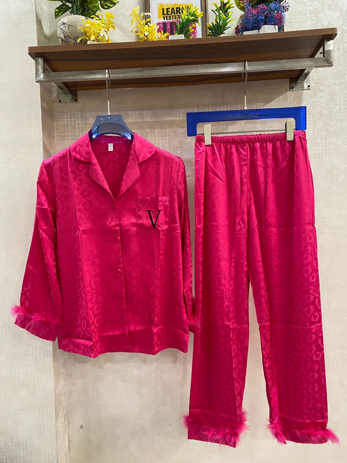 Elegant Satin Lounger Wear FT615