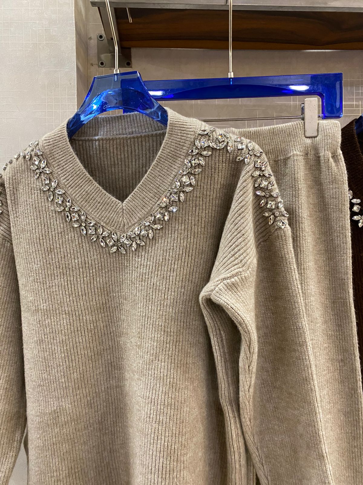 Embellished Luxe Woolen Set FT623