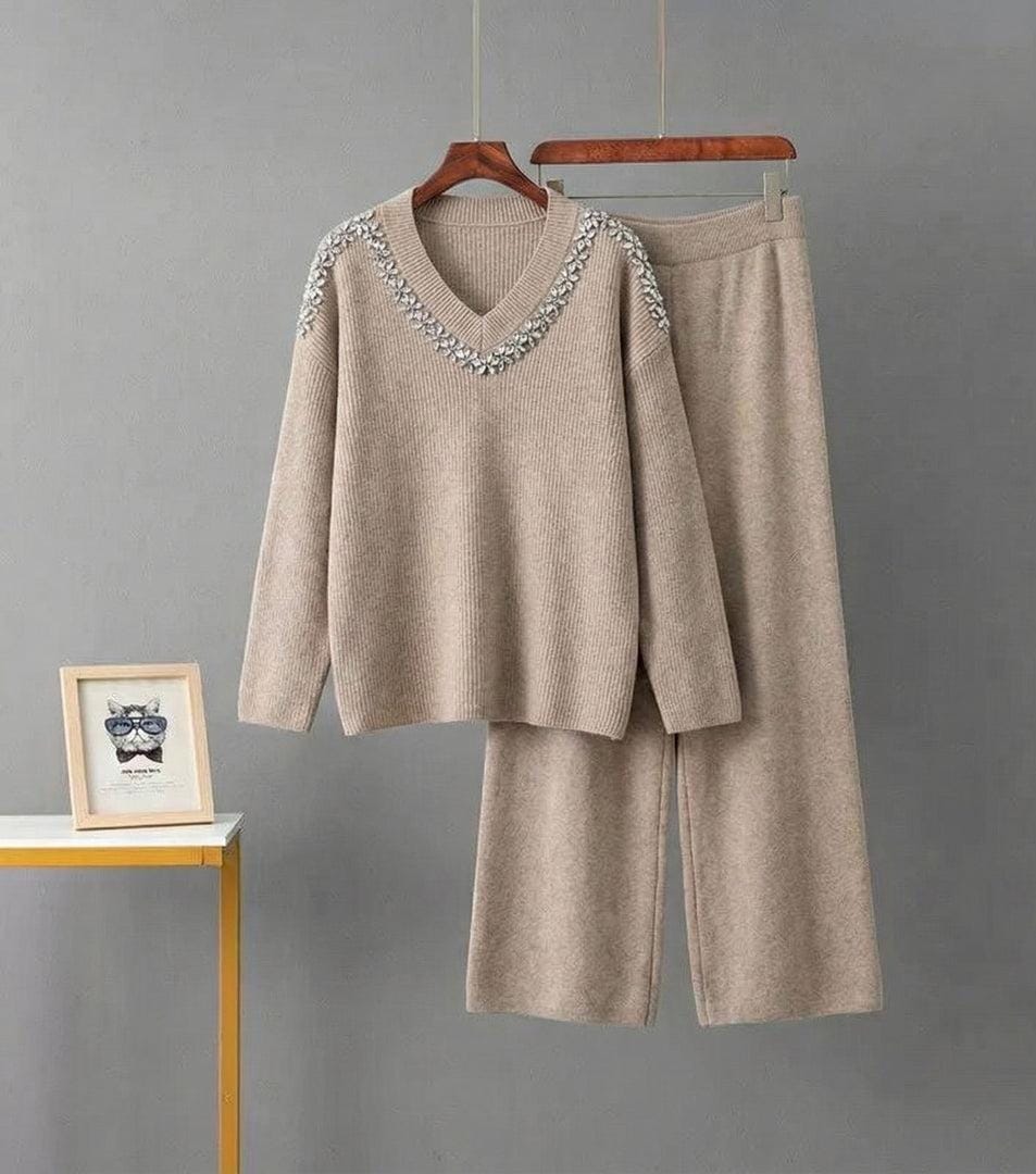 Embellished Luxe Woolen Set FT623