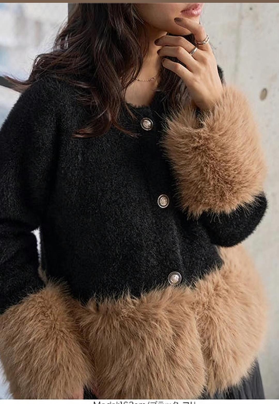 Alice Fur Detailed Woolen Coat FT629