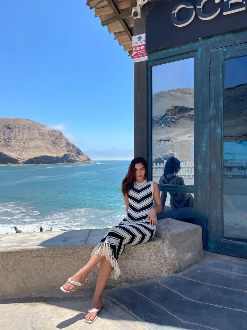 Summer Knit Fringes Dress FT631