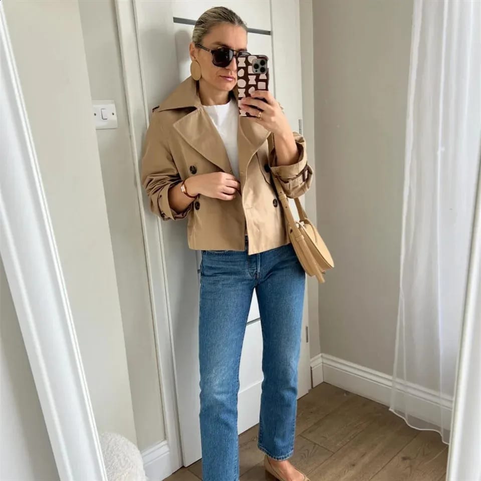 Short Trench Coat FT632