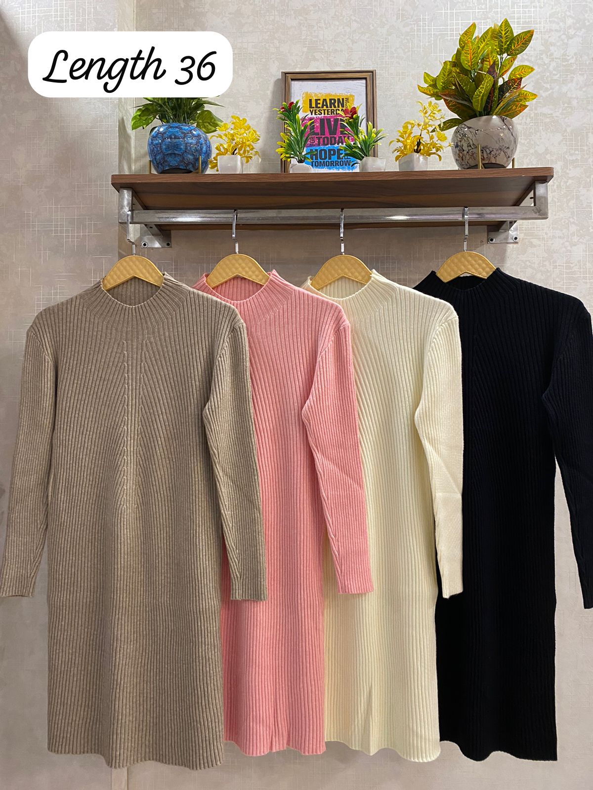 Premium Soft Woolen Dress FT634